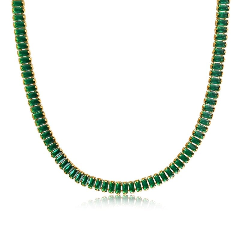 Sahira Shayna Baguette Necklace