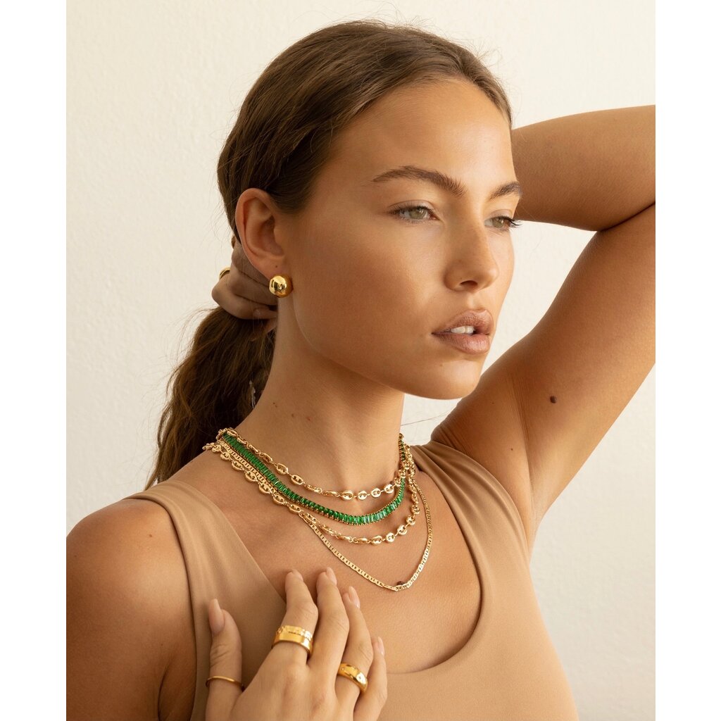 Sahira Shayna Baguette Necklace