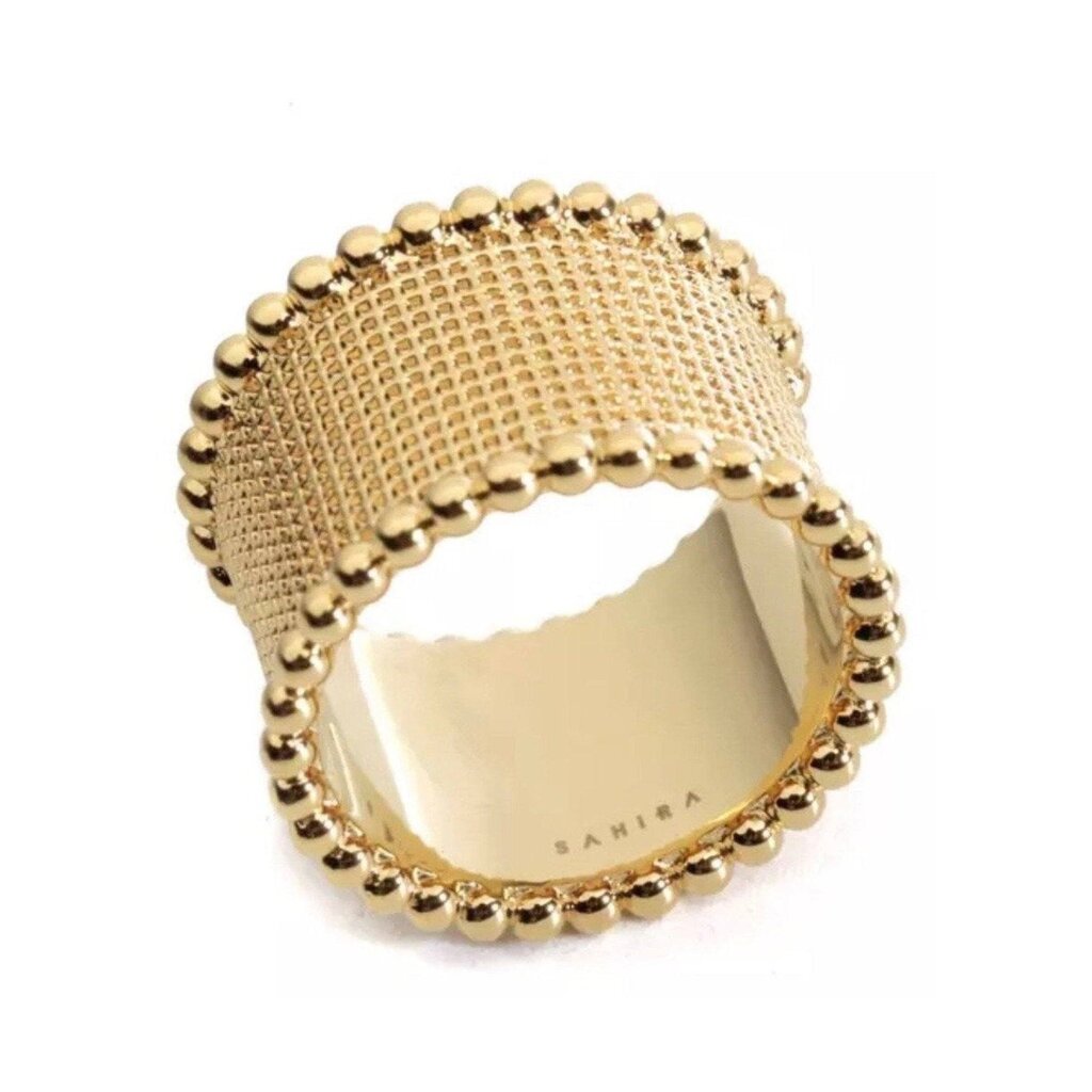 Sahira Hammered Ring Band