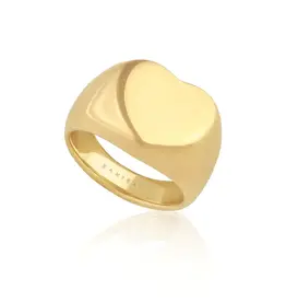 Sahira Heart Signet Ring