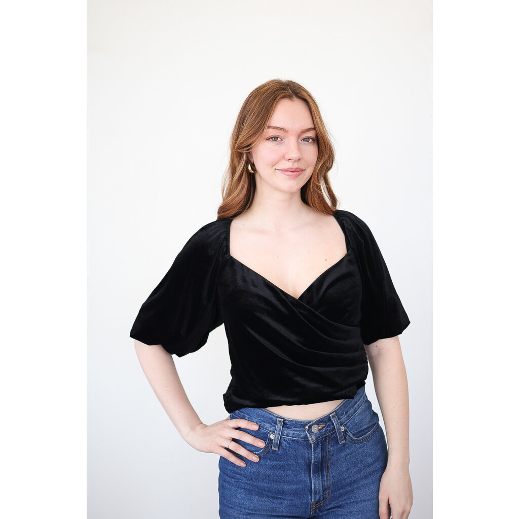 Lucy Paris Helena Wrap Top