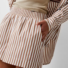 French Connection Stripe Shirting Shorts