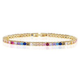Sahira Rainbow Tennis Bracelet