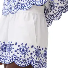French Connection Alissa Cotton Embroidered Short