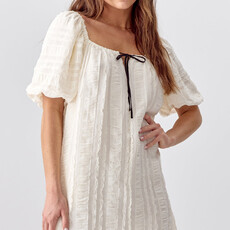 Greylin Felina Puff Sleeve Mini Dress