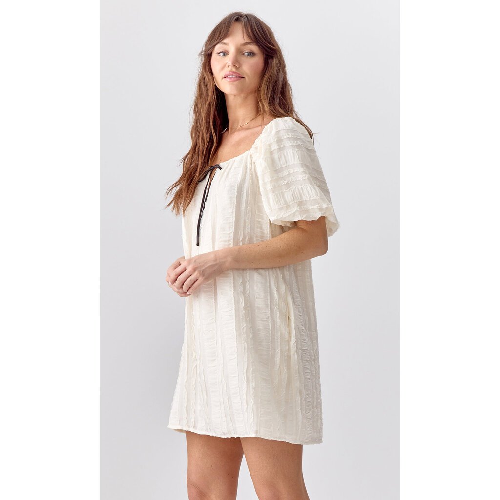Greylin Felina Puff Sleeve Mini Dress