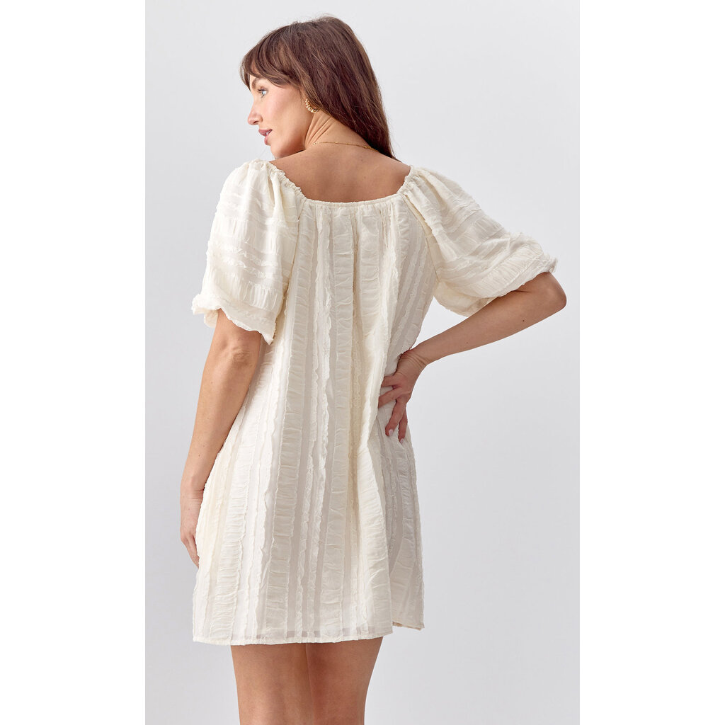 Greylin Felina Puff Sleeve Mini Dress