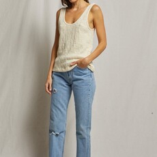 Perfect White Tee Cotton Slub Mesh Tank