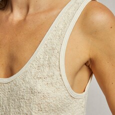 Perfect White Tee Cotton Slub Mesh Tank