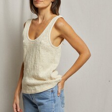 Perfect White Tee Cotton Slub Mesh Tank