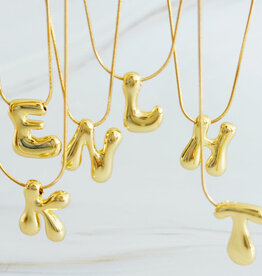 Ellison+Young Balloon Letter Initial Necklace