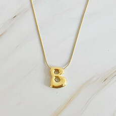 Ellison+Young Balloon Letter Initial Necklace