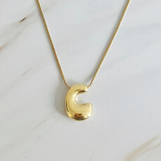 Ellison+Young Balloon Letter Initial Necklace