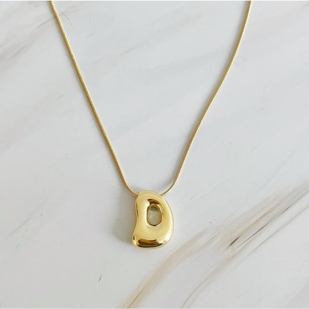 Ellison+Young Balloon Letter Initial Necklace