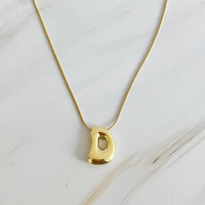 Ellison+Young Balloon Letter Initial Necklace