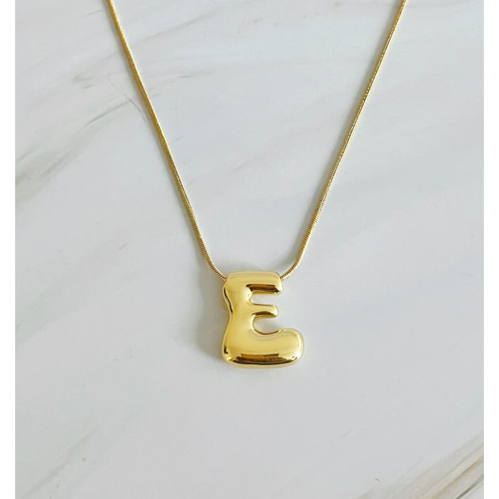 Ellison+Young Balloon Letter Initial Necklace
