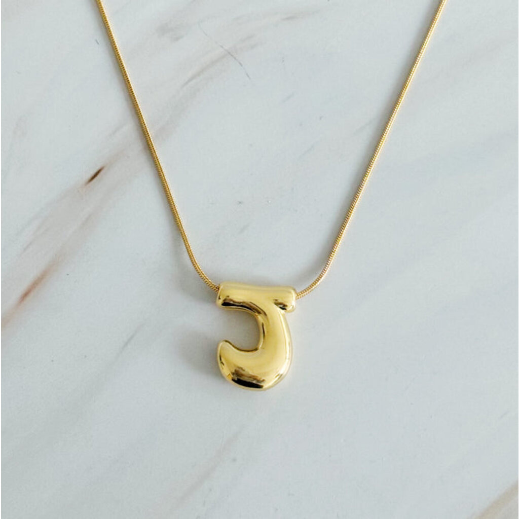 Ellison+Young Balloon Letter Initial Necklace
