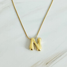 Ellison+Young Balloon Letter Initial Necklace