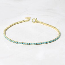 Sami Jewels Turquoise Tennis Bracelet