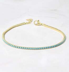 Sami Jewels Turquoise Tennis Bracelet