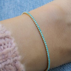 Sami Jewels Turquoise Tennis Bracelet