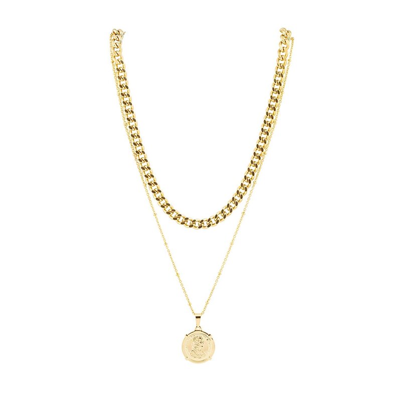 Sahira Toggle Coin Necklace Sahira Toggle Coin Necklace