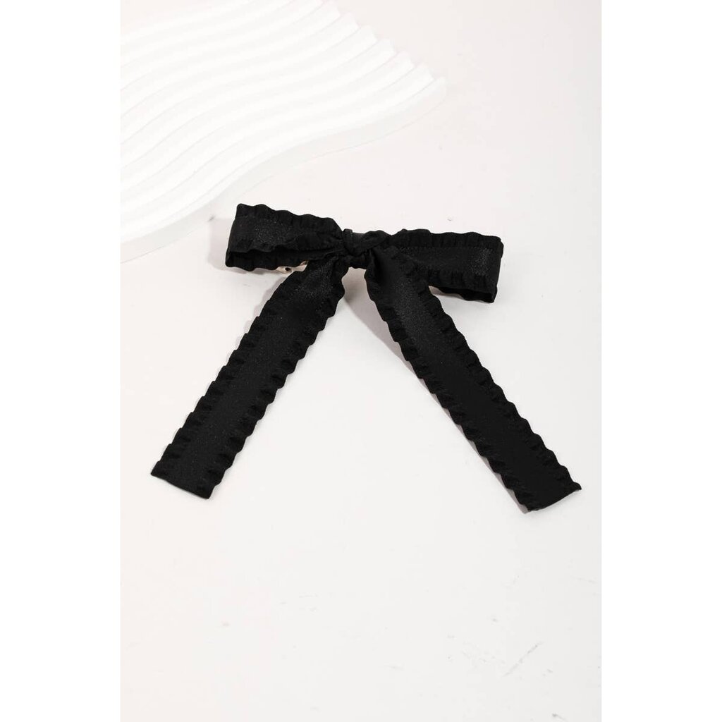 Collections by Fame Wavy Bow Hair Clip