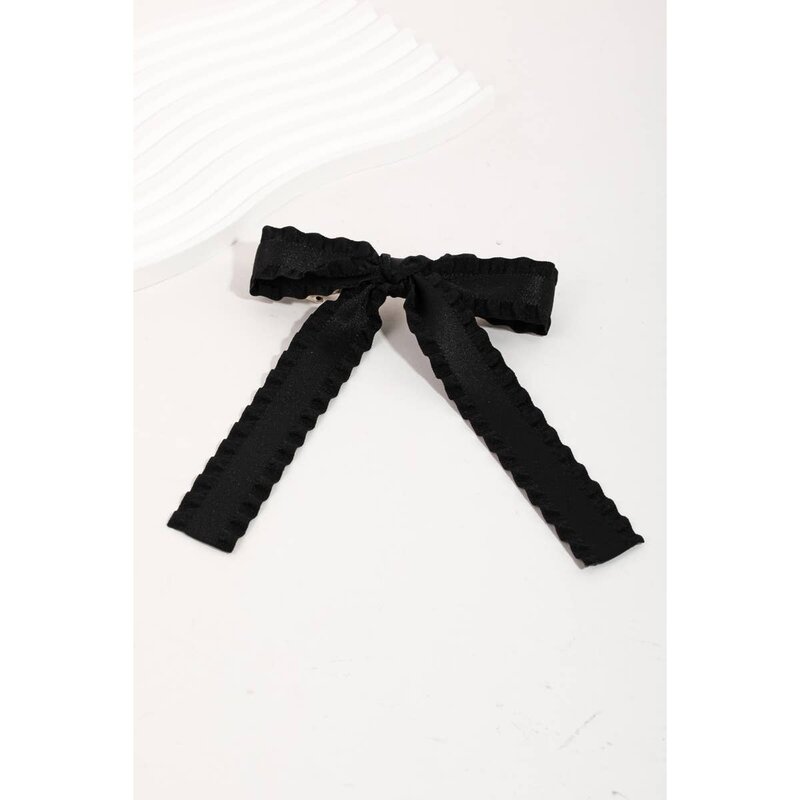 Collections by Fame Wavy Bow Hair Clip