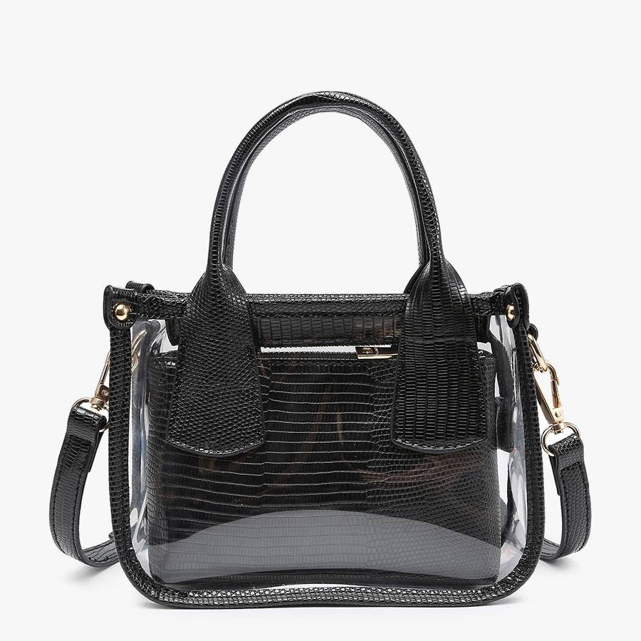 Clear satchel outlet