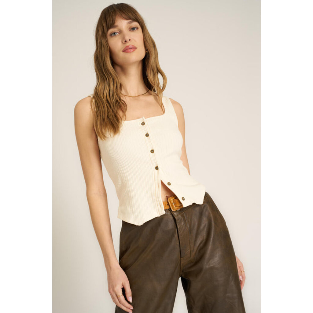 Project Social T Khara Button Front Vest