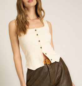 Project Social T Khara Button Front Vest