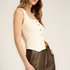 Project Social T Khara Button Front Vest