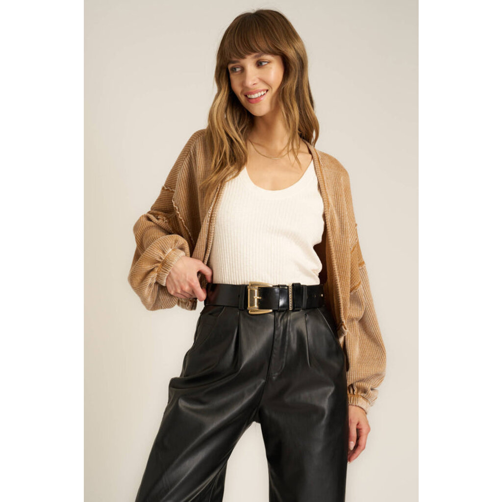 Project Social T Too Cool Seamed Shrug