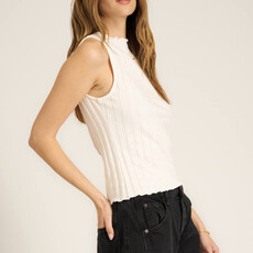 Project Social T Chasing You Funnel Neck Rib Tank