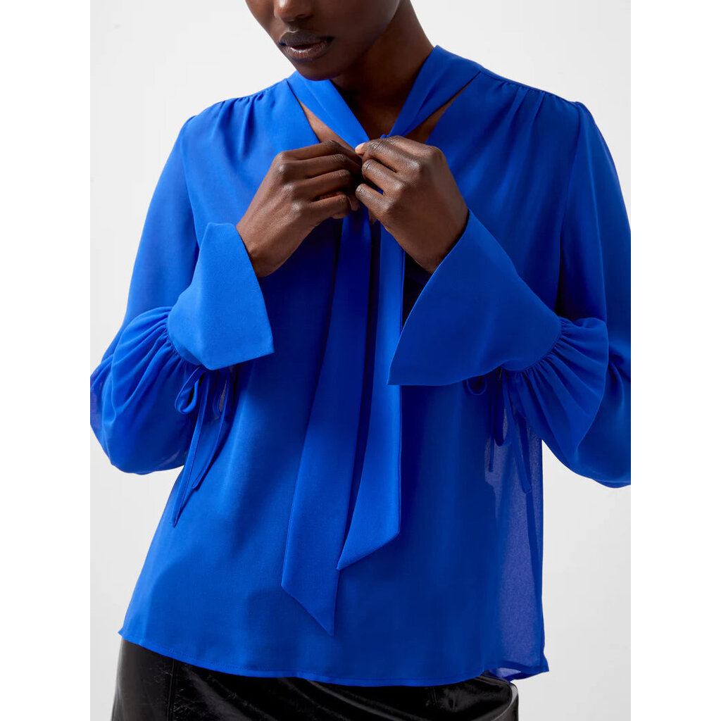 French Connection Eden Tie Blouse