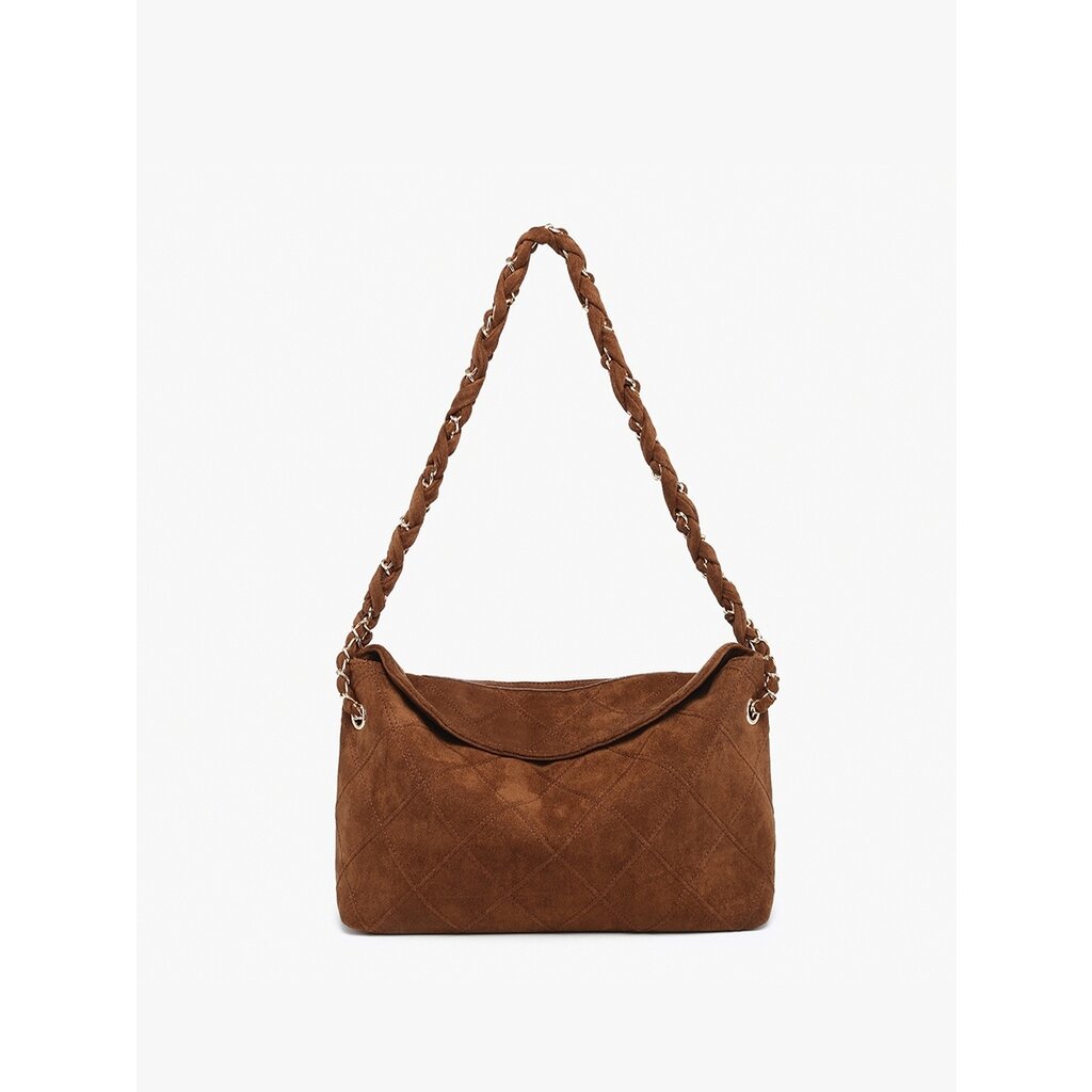 Jen & Co. Dominique Suede Quilted Shoulder Bag