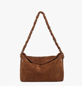 Jen & Co. Dominique Suede Quilted Shoulder Bag