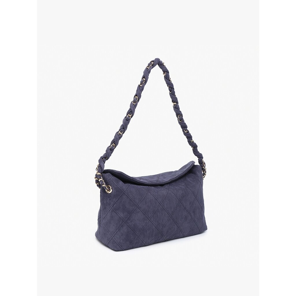 Jen & Co. Dominique Suede Quilted Shoulder Bag