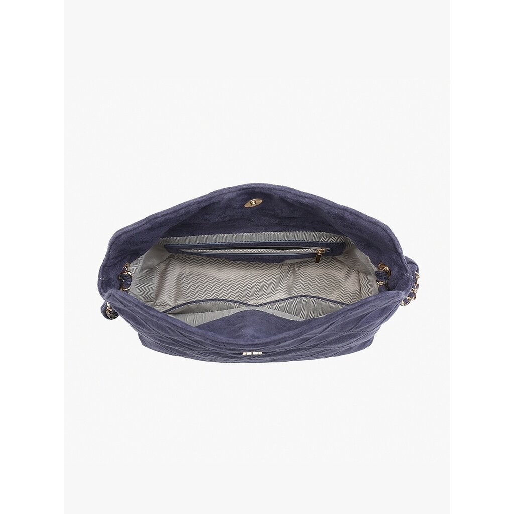 Jen & Co. Dominique Suede Quilted Shoulder Bag