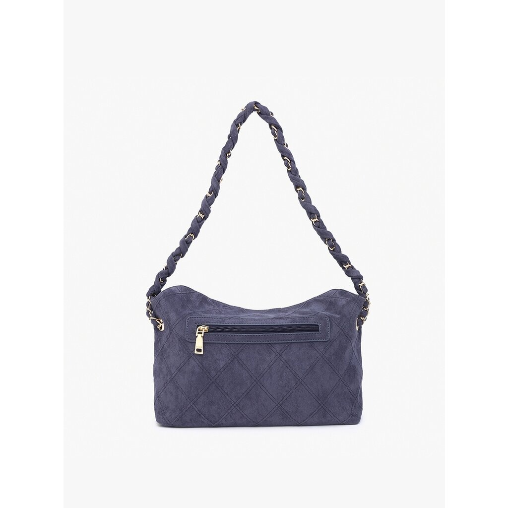 Jen & Co. Dominique Suede Quilted Shoulder Bag