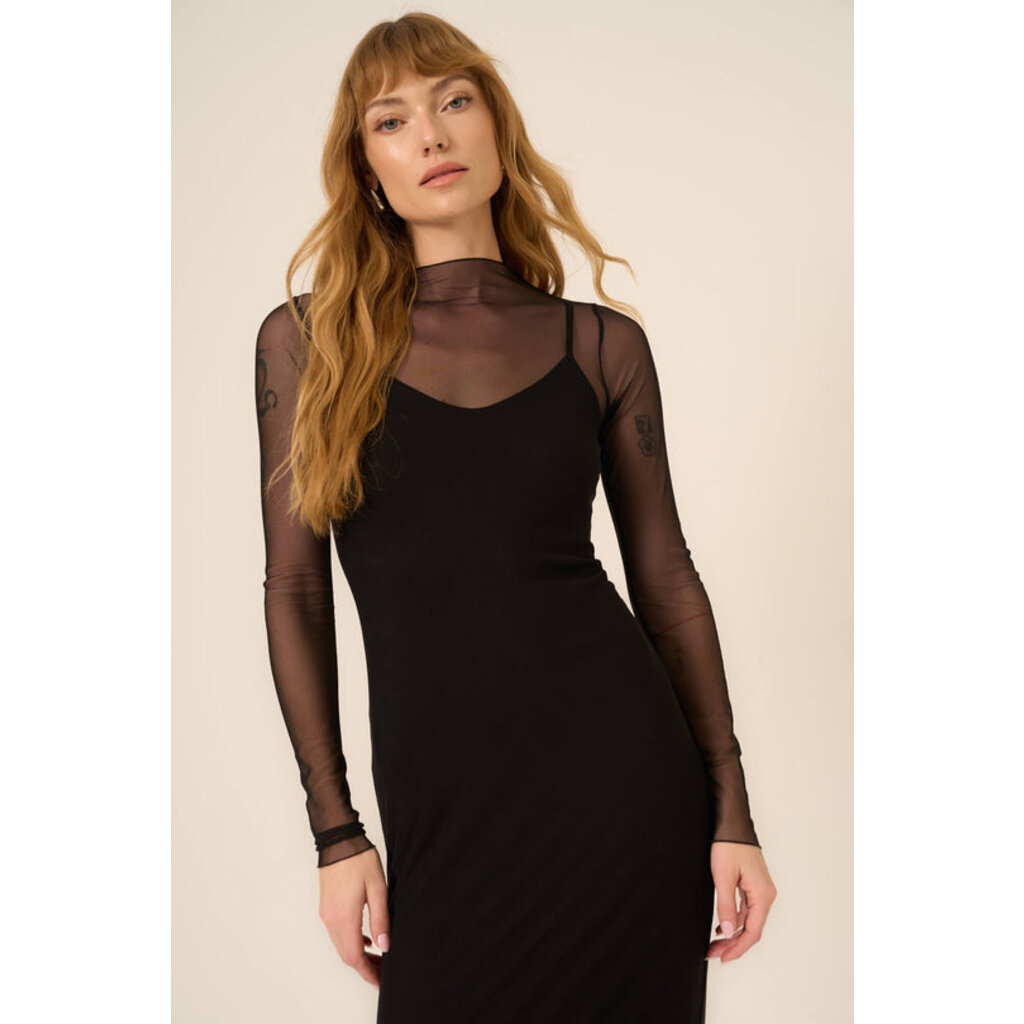 Project Social T Shibon Layered Mesh Dress