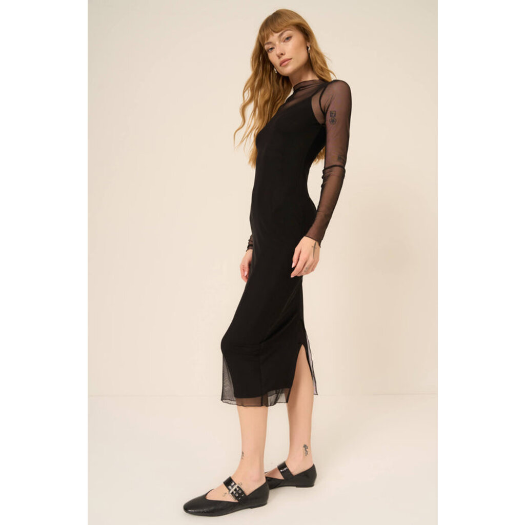 Project Social T Shibon Layered Mesh Dress