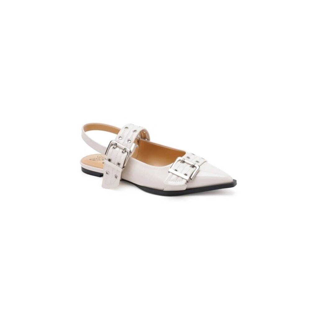 Mars Sky Shoes Buckle Strap Slingback Flats