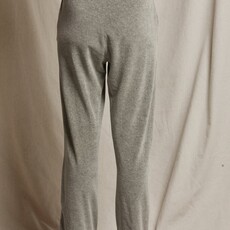 Perfect White Tee Holly Velour Wide Leg Sweat Pant