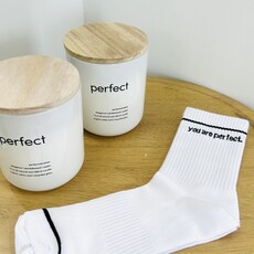 Perfect White Tee You are perfect sock