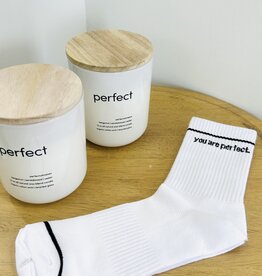 Perfect White Tee You are perfect sock
