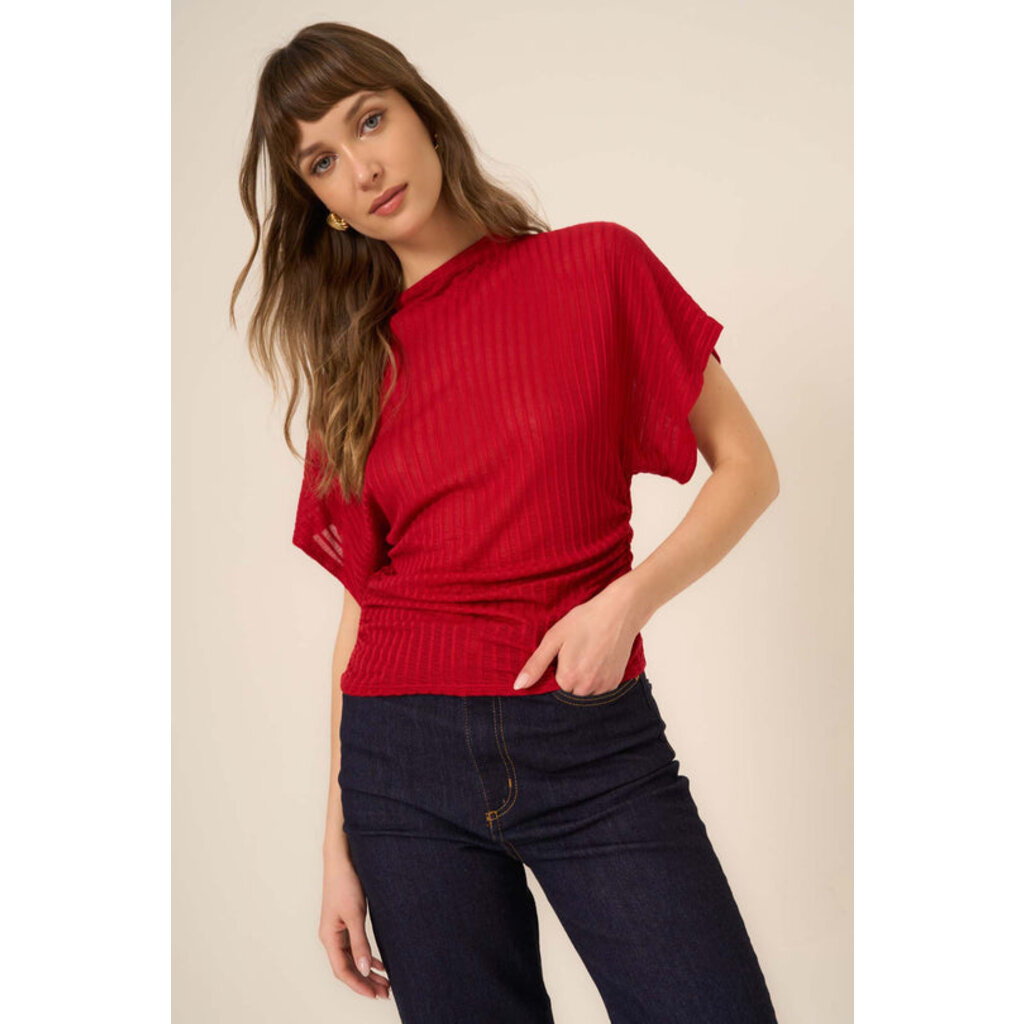 Project Social T Holly Funnel Neck Dolman Tee