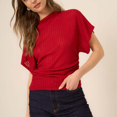 Project Social T Holly Funnel Neck Dolman Tee
