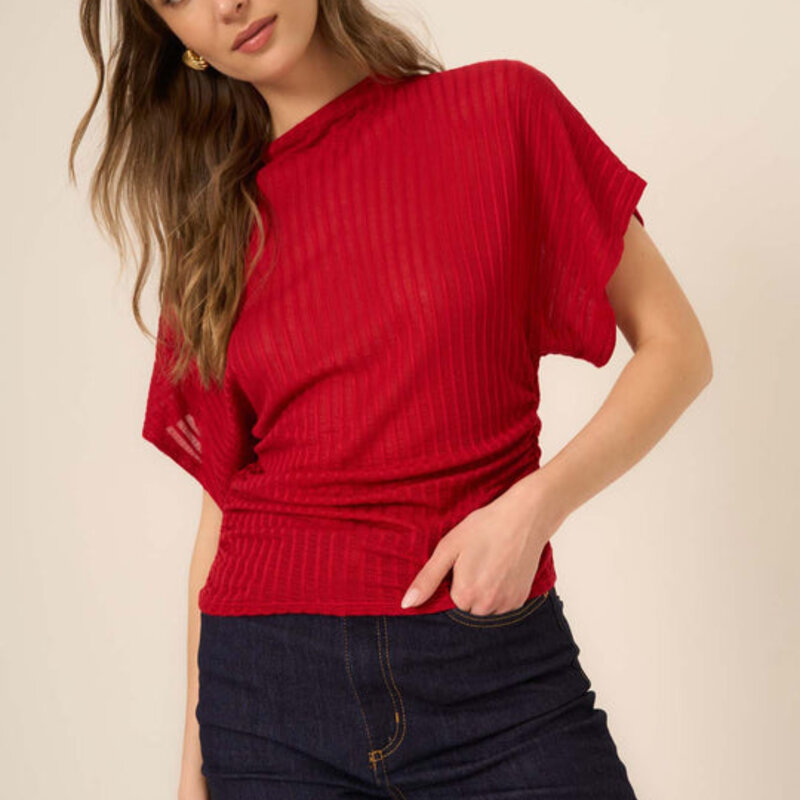 Project Social T Holly Funnel Neck Dolman Tee
