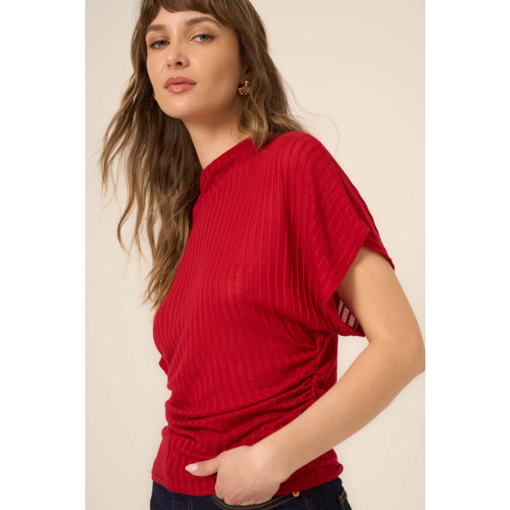 Project Social T Holly Funnel Neck Dolman Tee